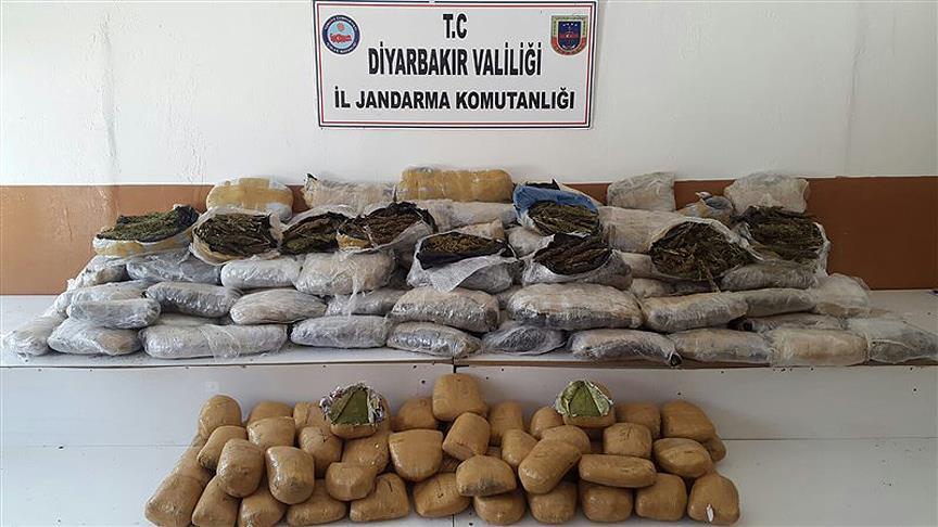 Turqi, sekuestrohen mbi 1.2 ton marijuanë në Diyarbakır
