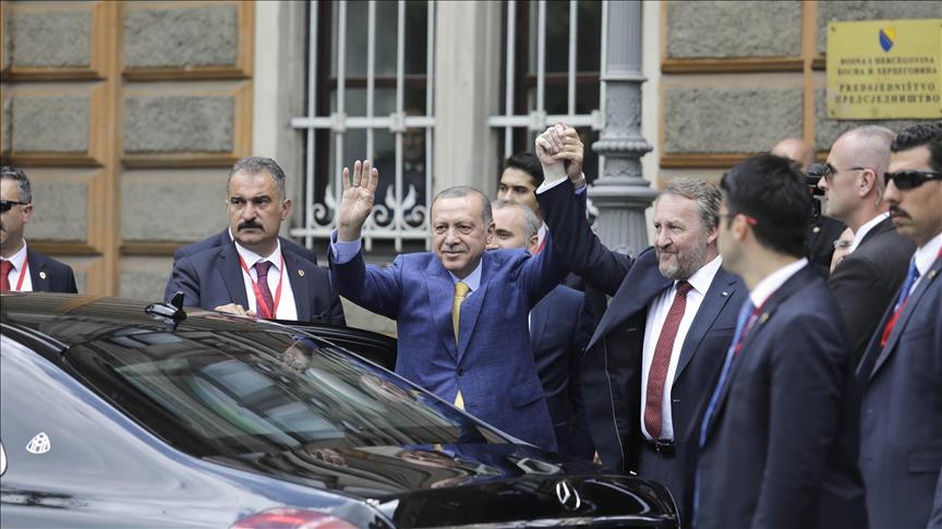 Erdogan stigao u zgradu Predsjedništva BiH