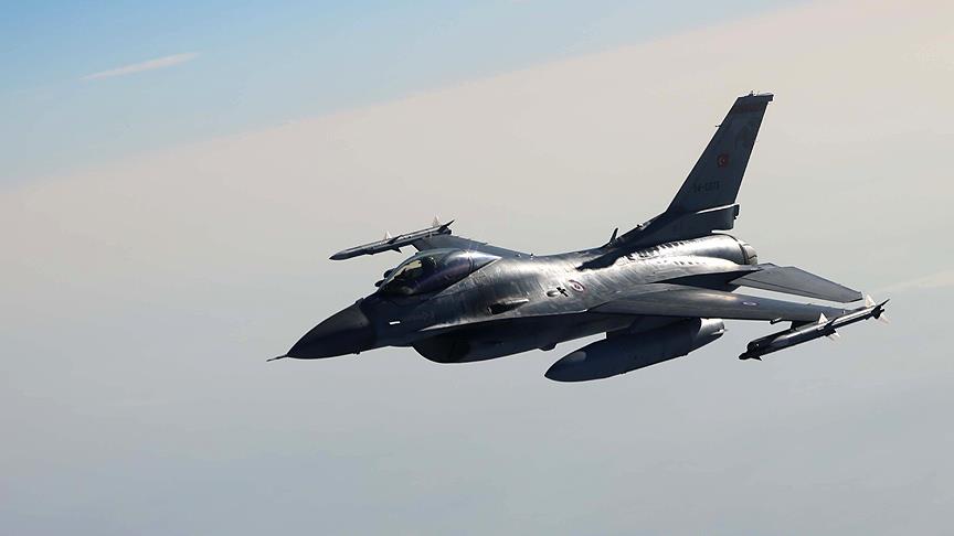 F-16'lar 8 teröristi etkisiz hale getirdi 