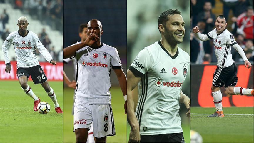 Beşiktaş'ta sezona damga vuran oyuncular