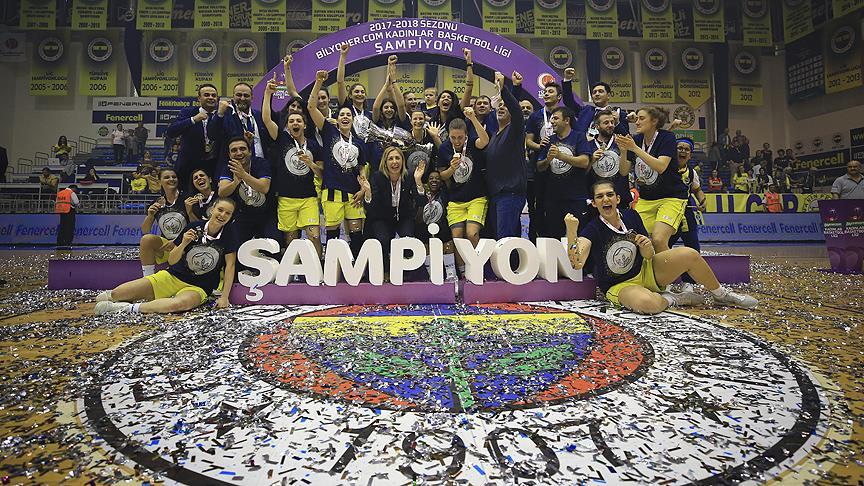 Basketbolda sezonun şampiyonu Fenerbahçe