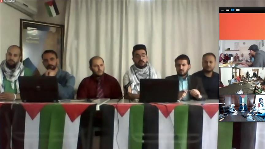 Image result for Palestinian youth stage 'cyber-demo' for Jerusalem