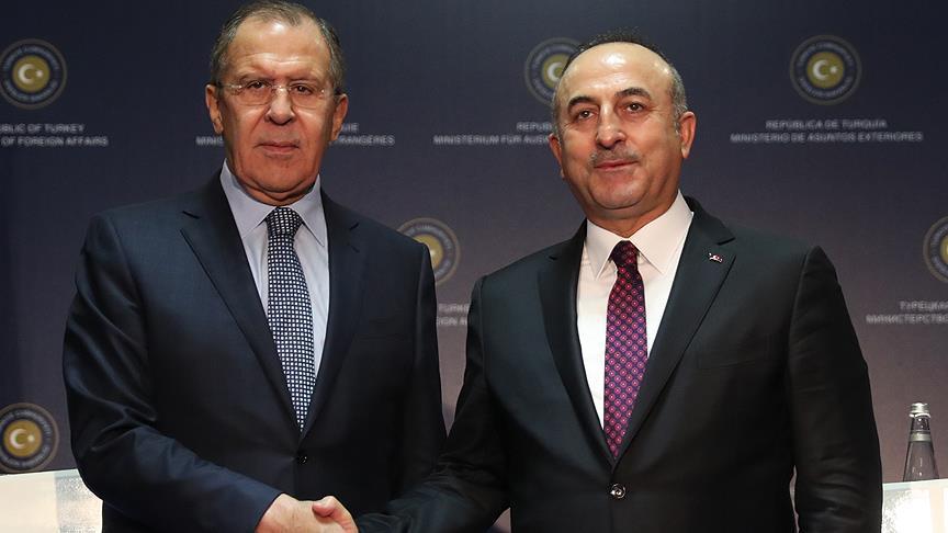گفتگوی تلفنی وزرای خارجه ترکیه و روسیه