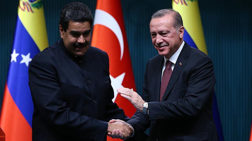 اردوغان انتخاب مجدد مادورو را تبریک گفت