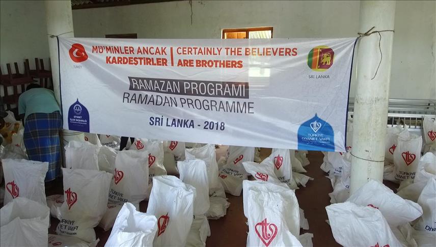 ادامه کمک‌های بنیاد امور دیانت ترکیه در سریلانکا