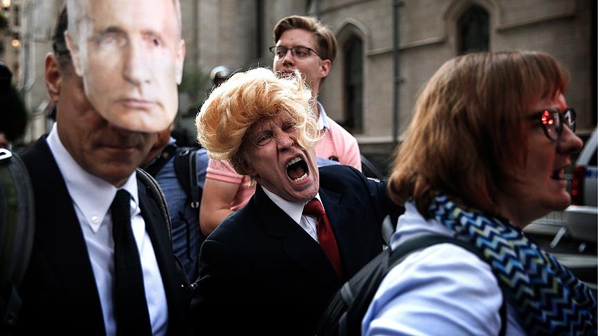 New York'ta Trump'a protesto