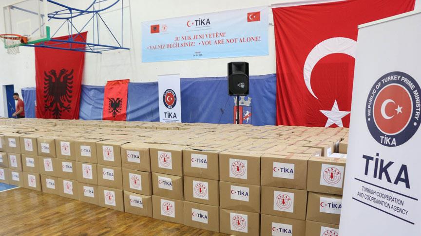 TİKA'dan Arnavutluk'ta ihtiyaç sahiplerine ramazan yardımı