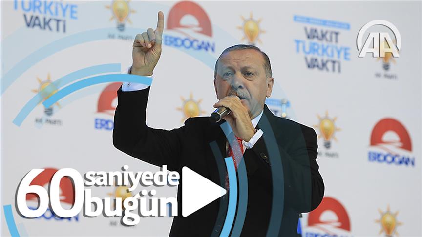 60 saniyede bugün (24 Mayıs 2018)