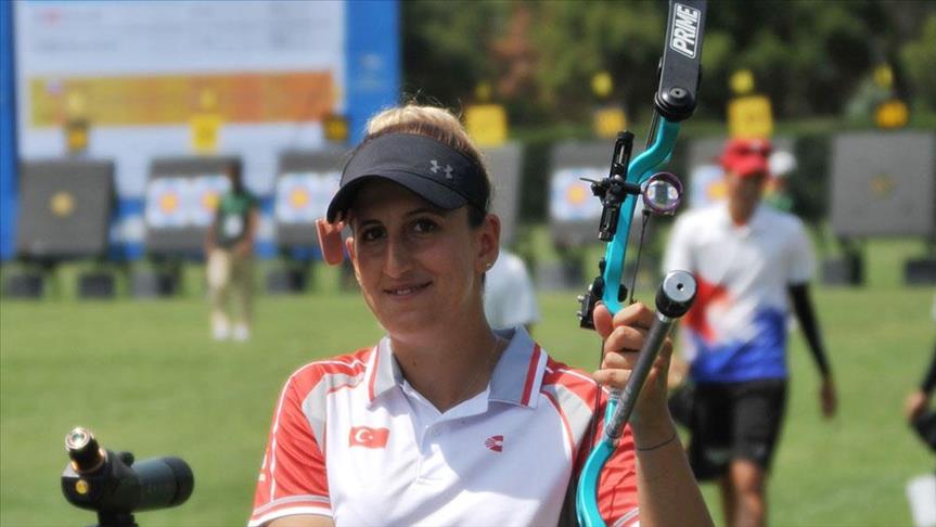 Turkish bow woman scores gold medal in archery