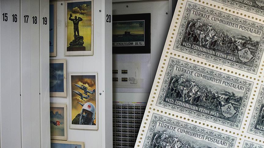 Türk pullarının 155 yıllık serüveni PTT Pul Müzesi'nde sergileniyor