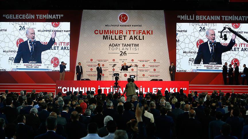 Turkey’s opposition MHP unveils election manifesto 