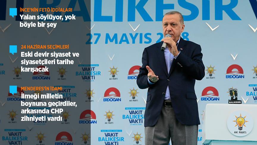 Cumhurbaşkanı Erdoğan: 24 Haziran eski devir siyasetin tarihe karıştığı gün olacak