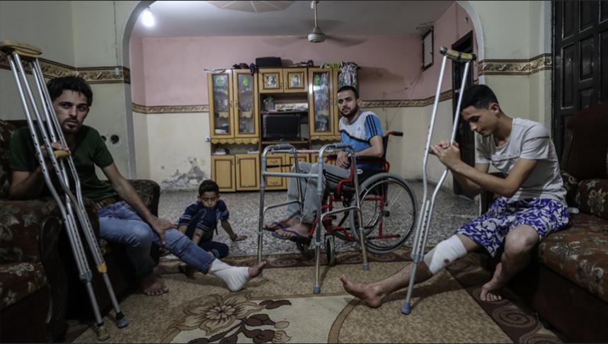 في غزة.. 3 أشقاء يتقاسمون الإصابة برصاص العدوان الإسرائيلي (تقرير)