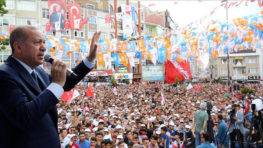 اردوغان: پنج سال دیگر از ملت فرصت خدمت می‌خواهم