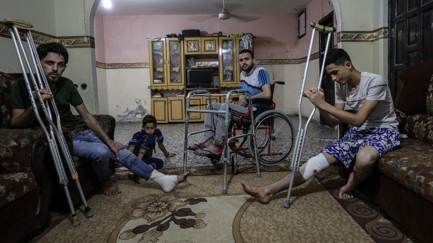 Israeli bullets leave Palestine brothers in wheelchairs