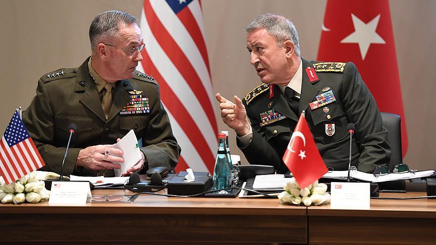 Image result for Turkish, US military chiefs discuss Syria over phone
