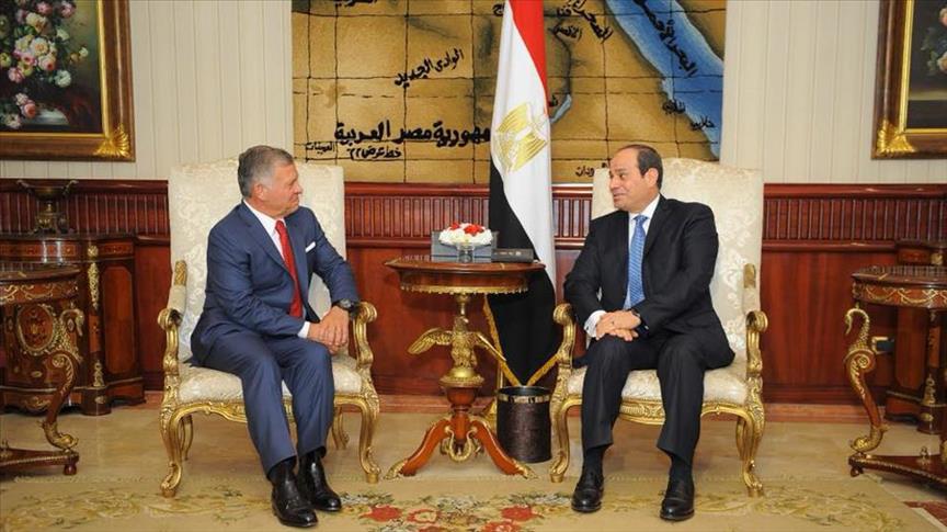 Egypt’s al-Sisi, Jordan's King Abdullah talk Palestine