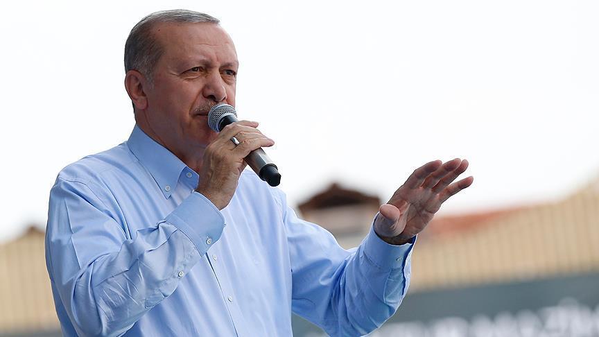 Erdogan vows to eradicate terrorism 'completely'