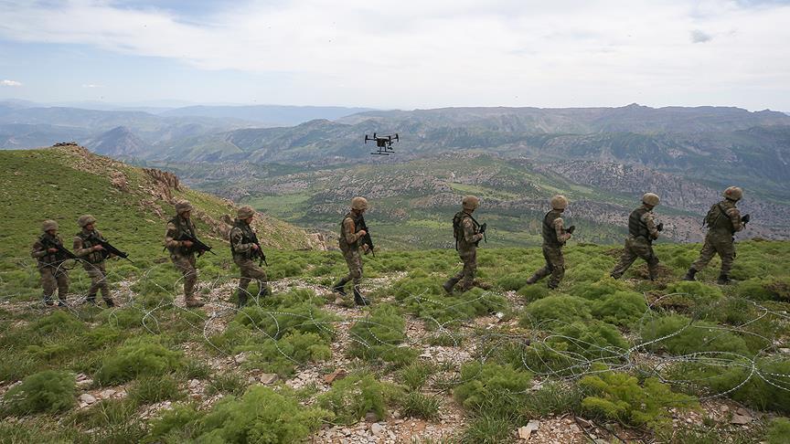 Turkish army advancing to Mt. Qandil 