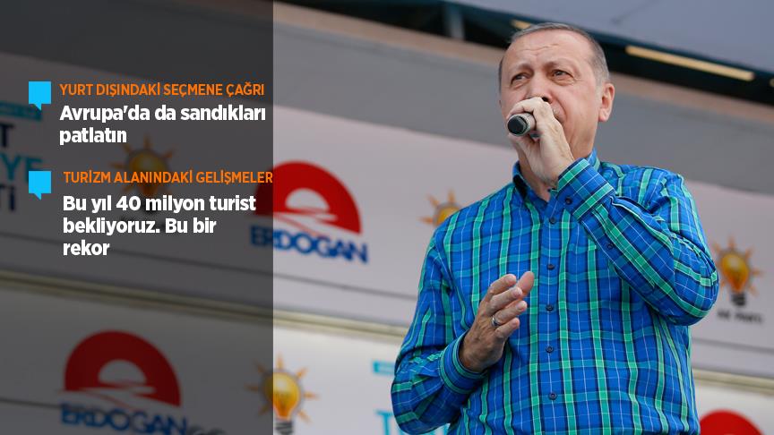 Cumhurbaşkanı Erdoğan: Avrupa'da da sandıkları patlatın