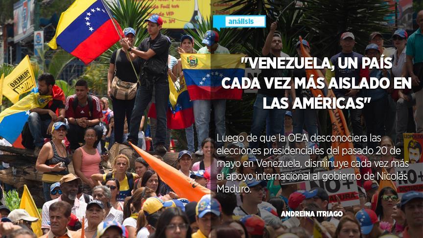Venezuela, un país cada vez más aislado en las Américas