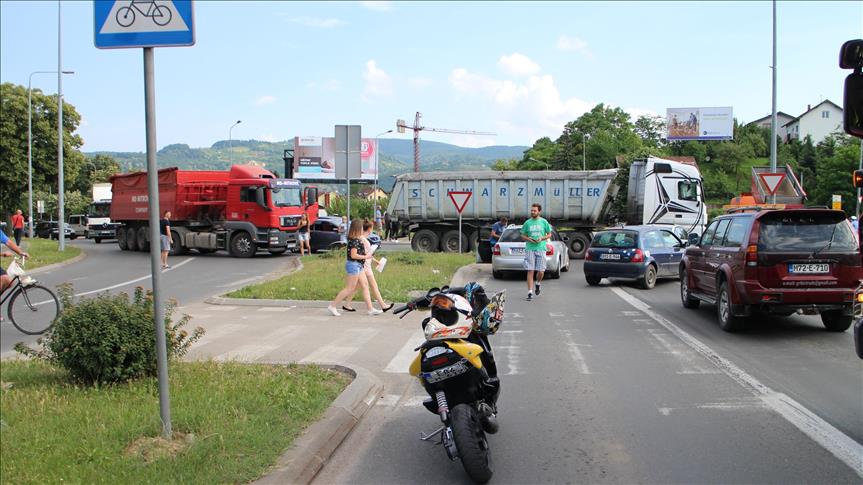 Banjaluka: Blokada raskrsnica zbog visokih cijena goriva