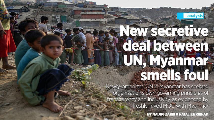 New secretive deal between UN, Myanmar smells foul