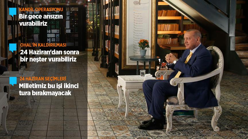 Cumhurbaşkanı Erdoğan: Milletimiz bu işi ikinci tura bırakmayacak