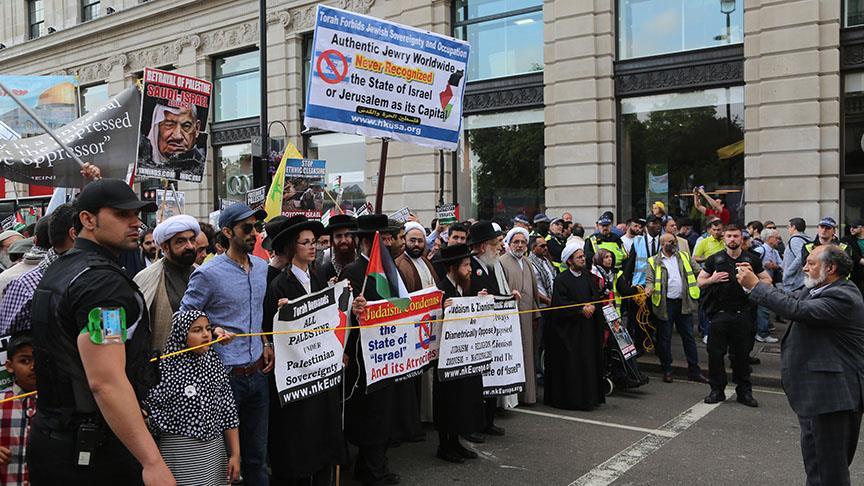 Londra’da Kudüs günü yürüyüşü