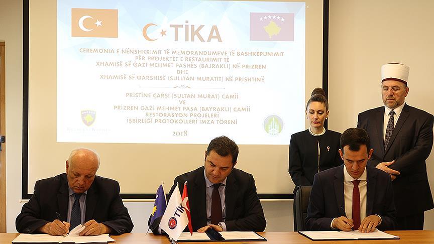 TİKA Kosova'da iki cami restore edecek