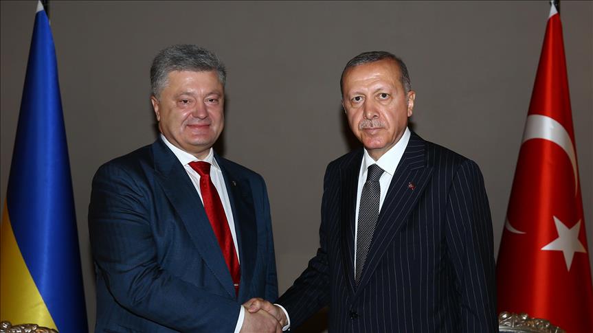 Эрдоган и Порошенко провели встречу в Эскишехире