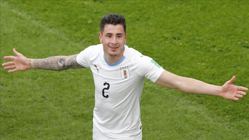 Late header brings victory for Uruguay against Egypt