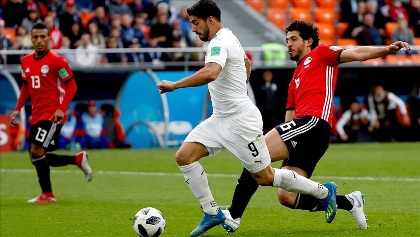 قدم:7 أرقام شهدتها موقعة مصر وأورغواي في المونديال  