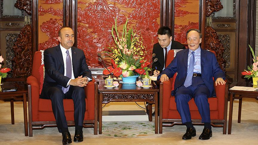 Dışişleri Bakanı Çavuşoğlu, Çin Devlet Başkan Yardımcısı Vang ile görüştü