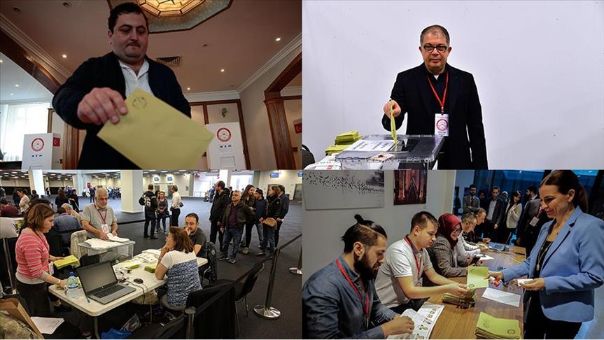 Turkish expats continue voting in Europe