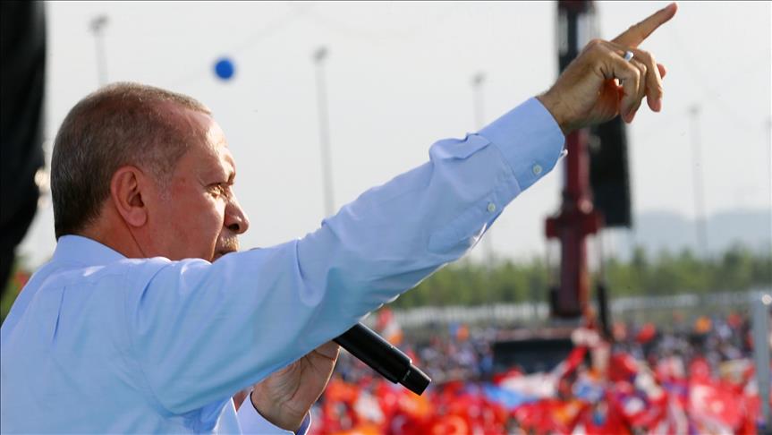 Erdogan: New mega project to provide 100,000 jobs
