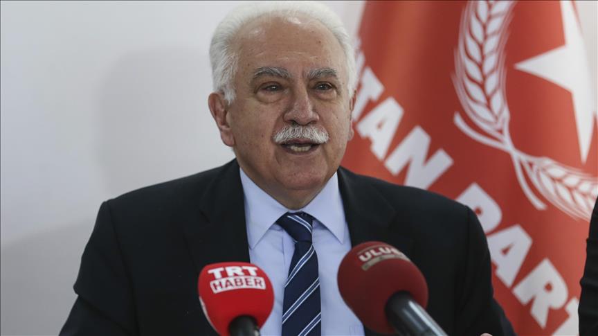 Perinçek TRT'deki propaganda konuşmasını yaptı