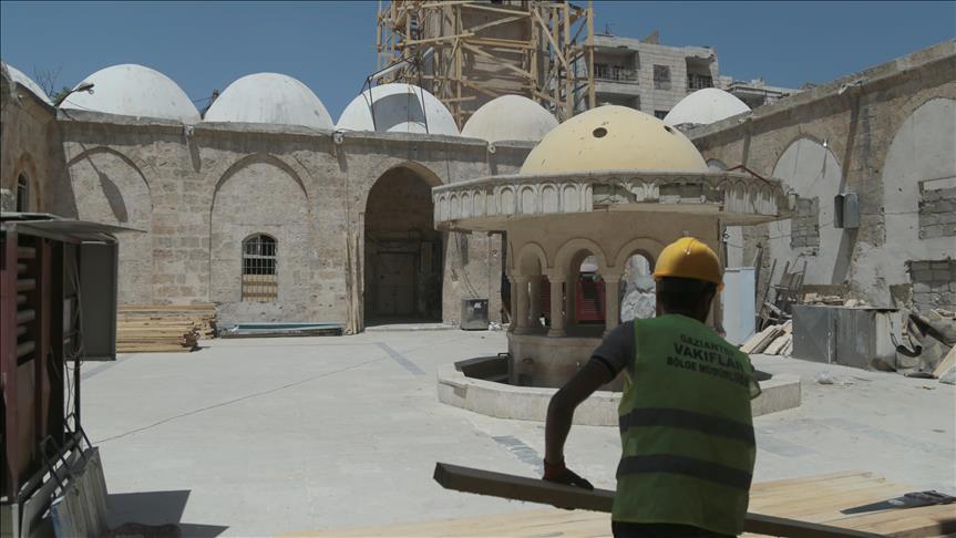 Turkey repairs ancient mosque, market in Syria’s Al-Bab