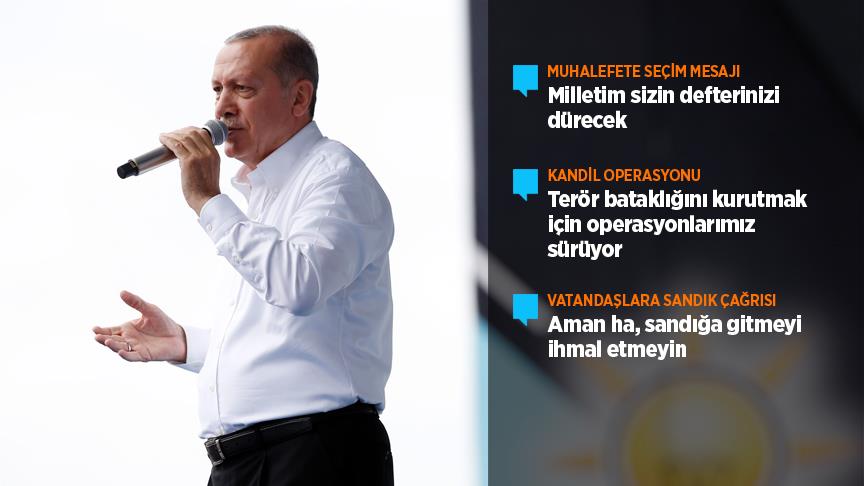 Cumhurbaşkanı Erdoğan: Şov değil icraat yapmanın peşinde koştuk