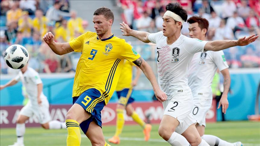 قدم 7 أرقام من مباراة السويد وكوريا الجنوبية في مونديال روسيا
