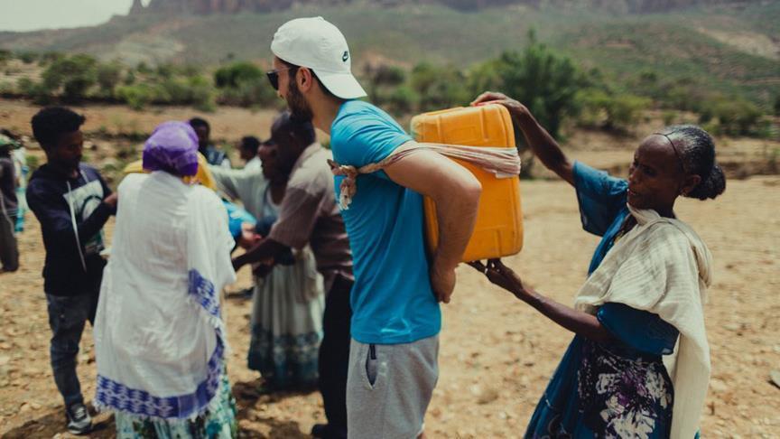 Turkish-German footballer opens water wells in Ethiopia