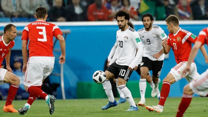 قدم 7 أرقام شهدتها مباراة مصر وروسيا في المونديال