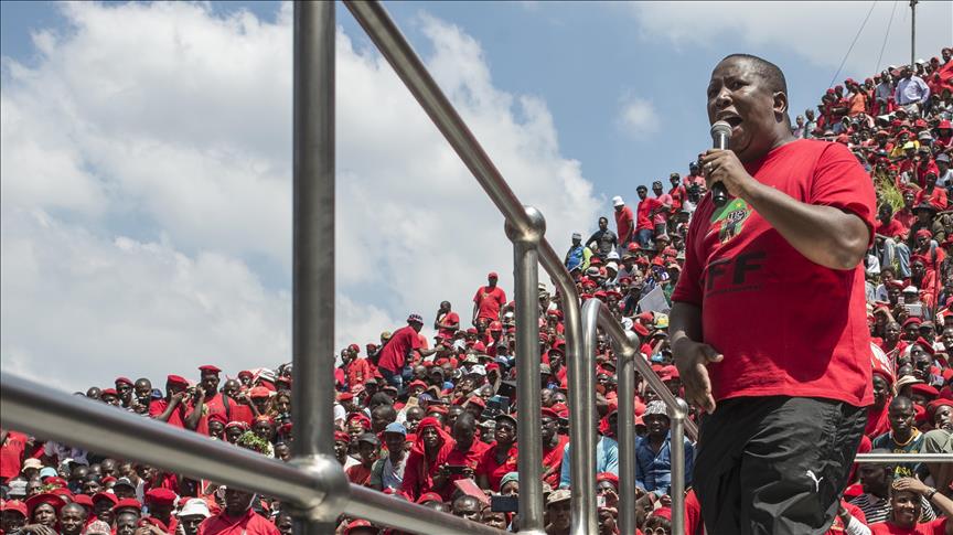 Opposition S.African leader faces suit over Indian slur