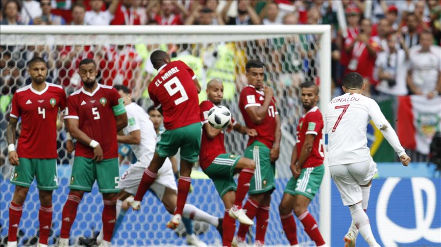 Portugal venció a Marruecos con el cuarto gol de Ronaldo en el Mundial