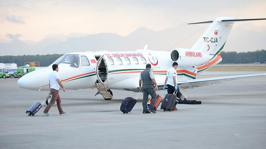 Ucak Ambulans Sayisi 4 E Cikti