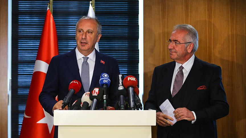 CHP'nin cumhurbaşkanı adayı İnce'den TÜSİAD'a ziyaret