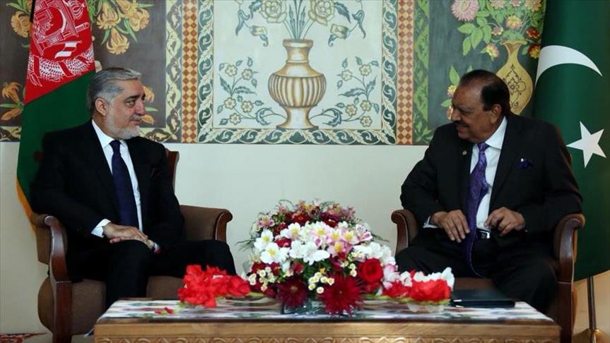 دیدار رئيس اجرایی افغانستان با رئيس جمهور پاکستان در دوشنبه