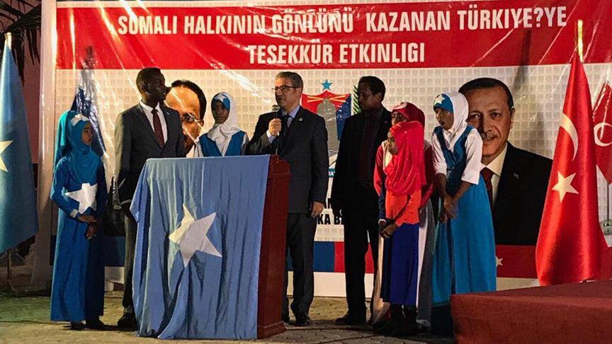 Somali'de 'Halkının Gönlünü Kazanan Türkiye’ye Teşekkür' etkinliği