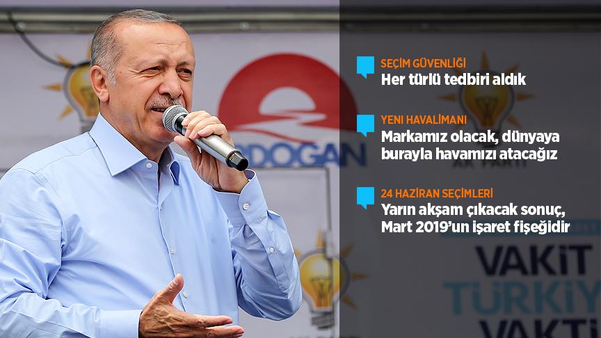 Cumhurbaşkanı Erdoğan: Muasır medeniyetler seviyesinin üstüne çıkacağız