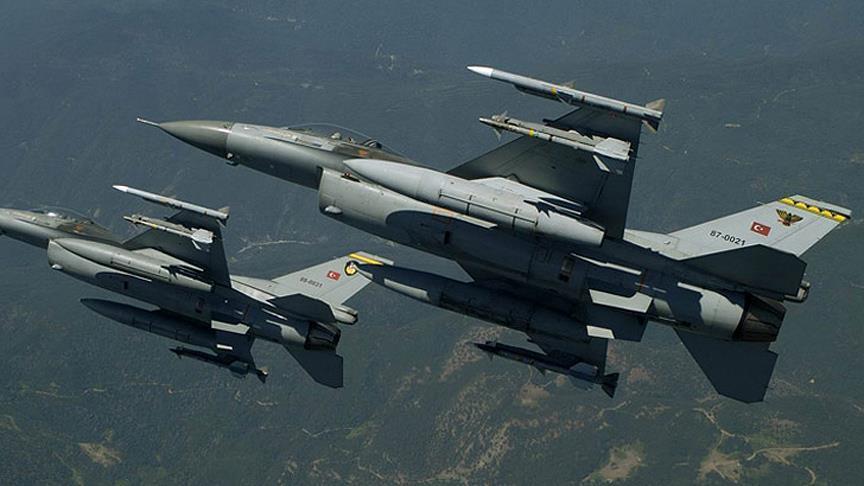 کشته شدن 7 تروریست پ.ک.ک در عملیات هوایی ارتش ترکیه